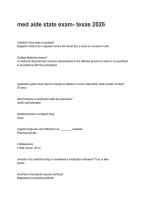 med aide state exam- texas 2026&sol;2027&NewLine;