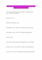 Baylor Scott White EKG Test Comprehensive Questions with Answers 100 AccuracyLatest 2026 Complete Questions and Verified Answers