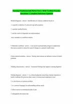 Fundamentals of Nursing Potter Perry 2026 Verified Questions with 100 Correct Answers Graded A