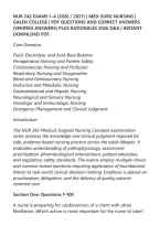 Nur 242 Exams 1&ndash;4 &lpar;2026 &sol; 2027&rpar; &vert; Med-Surg Nursing &vert;&NewLine;Galen College &vert; Pdf Questions And Correct Answers&NewLine;&lpar;Verified Answers&rpar; Plus Rationales 2026 Q&A &vert; Instant&NewLine;Download Pdf&period;