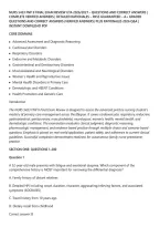 Nurs 5433 Fnp Ii Final Exam Review Uta 2026&sol;2027 &ndash; Questions And Correct Answers &vert;&NewLine;Complete Verified Answers &vert; Detailed Rationales &ndash; Pass Guaranteed &ndash; A&plus; Graded&NewLine;Questions And Correct Answers &lpar;Verified Answers&rpar; Plus Rationales 2026 Q&A &vert;&NewLine;Instant Downloa