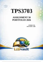 TPS3703 Portfolio 2026