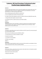Customer 360 SaaS Developer Professional Latest Practice Exam &lpar;Updated Edition&rpar;