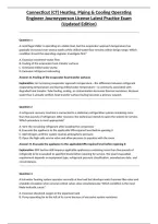 Connecticut &lpar;CT&rpar; Heating&comma; Piping & Cooling Operating Engineer Journeyperson License Latest Practice Exam &lpar;Updated Edition&rpar;&NewLine;