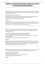 Oklahoma Underground Storage Tank Removal Latest Practice Exam &lpar;Updated Edition&rpar;&NewLine;