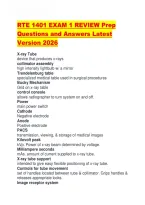 RTE 1401 EXAM 1 REVIEW Prep Questions and Answers Latest Version 2026&period;