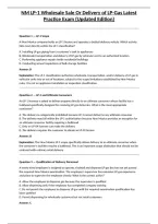 NM LP-1 Wholesale Sale Or Delivery of LP-Gas Latest Practice Exam &lpar;Updated Edition&rpar;&NewLine;
