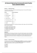 AZ General Engineering &lpar;Commercial&rpar; Latest Practice Exam &lpar;Updated Edition&rpar;&NewLine;