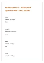 NRHP 100 Exam 1 &ndash; Beasley Exam Questions With Correct Answers