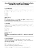 NV A-12 Excavating&comma; Grading&comma; Trenching&comma; and Surfacing Latest Practice Exam &lpar;Updated Edition&rpar;&NewLine;