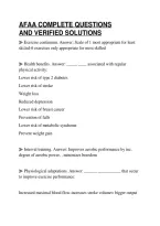 Afaa Complete Questions&NewLine;And Verified Solutions