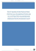 Test Bank For Pediatric Physical Examination An Illustrated Handbook 3rd Edition Duderstadt&period;&NewLine;