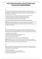 Heart Failure Association of the ESC &lpar;HFA&rpar; Latest Practice Exam &lpar;Updated Edition&rpar;&NewLine;