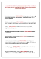 Washington State Certified Peer Counselor Exam Study Guide Exam &NewLine;With Correct Actual Questions And Correctly Well Defined Answers &NewLine;Latest Already Graded A&plus;