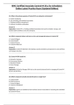 BMC Certified Associate Control-M 20&period;x for Schedulers Online Latest Practice Exam &lpar;Updated Edition&rpar;&NewLine;