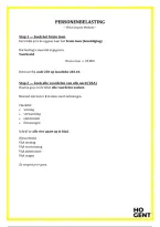 Samenvatting - Personenbelasting - VVAA Simpele Methode