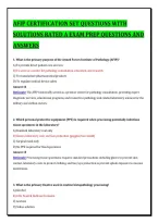 Afip Certification Set Questions With &NewLine;Solutions Rated A Examafip Practice Questions Prep Questions And &NewLine;Answers