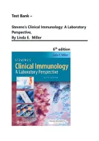 Test Bank - Stevens's Clinical Immunology&colon; A Laboratory Perspective&comma; 6th Edition &lpar;Miller&comma; 2026&rpar;&comma; Chapter 1-25  Complete Guide A&plus;