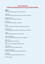 ASU CIS 105 Exam&NewLine;Verified Exam Questions and Answers Latest update 2026&sol;2027