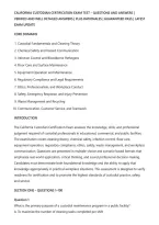 California Custodian Certification Exam Test &ndash; Questions And Answers &vert;&NewLine;Verified And Well Detailed Answers &vert; Plus Rationales &vert; Guaranteed Pass &vert; Latest&NewLine;Exam Update
