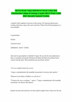 NR 511 Week 7 Quiz 2026NR 511 Week 7 Quiz 2026 Chamberlain College of Nursing A grade NR511 Week 7 Quiz 2026 Guaranteed Pass