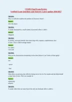 CIS105 Final Exam Review&NewLine;Verified Exam Questions and Answers Latest update 2026&sol;2027