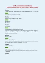 CISR - Commercial Casualty I Exam&NewLine;Verified Exam Questions and Answers Latest update 2026&sol;2027