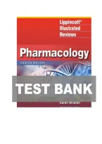 TEST BANK FOR Lippincott Illustrated Reviews&colon; Pharmacology &lpar;Lippincott Illustrated Reviews Series&rpar; 8th Edition by Karen Whalen ISBN&colon;978-1975170554 COMPLETE GUIDE ALL CHAPTERS COVERED 100&percnt; VERIFIED A&plus; GRADE ASSURED&excl;&excl;&excl;&excl;