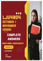 Lju4804&NewLine;October &sol; November&NewLine;&lpar;Portfolio&rpar; 2026 - Complete Answers