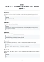 Ics 200&NewLine;Updated Actual Exam Questions And Correct&NewLine;Answers