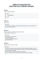 Ammo 63 U&period;s&period; Army Expl Safety&NewLine;Familiarization Defense Ammunition&NewLine;Center&lowbar;Ammo-63-Dl&colon; U&period;s&period; Army&NewLine;Explosives Safety Updated Actual&NewLine;Questions With Correct Answers