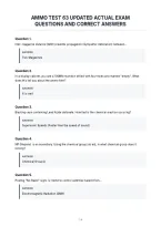 Ammo Test 63 Updated Actual Exam&NewLine;Questions And Correct Answers