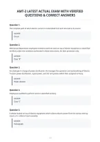 Amt-2 Latest Actual Exam With Verified&NewLine;Questions & Correct Answers