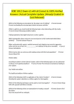 SERE 100&period;2 Exam v2 with all Correct & 100&percnt; Verified Answers &vert;Actual Complete Update &vert;Already Graded A&plus; &lpar;Just Released&rpar;
