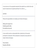 Introduction to Medical-Surgical Nursing Chapter 17 &ndash; Study Notes and Practice Questions PDF