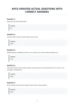Apco Updated Actual Questions With&NewLine;Correct Answers