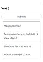 Perioperative and Surgical Nursing &ndash; Key Concepts and Patient Care Study Guide PDF