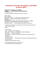 Test Bank for Prescott&rsquo;s Microbiology&comma; 12th Edition by Joanne M&period; Willey&comma; Kathleen M&period; Sandman&comma; and Dorothy H&period; Wood &vert; ISBN 9781264088393 &vert; Complete