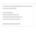 Chapter 1&colon; Health Care Delivery and Evidence-Based Nursing Practice &ndash; Study Guide PDF