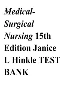 Medical-Surgical Nursing 6th Edition Test Bank &vert; 2021 Practice Questions and Answers&comma; Comprehensive Exam Review