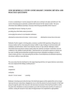 Nur 328 Module 2 Study Guide 2026&sol;2027 &vert; Nursing Review And Practice Questions