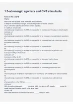 Adrenergic Agonists and CNS Stimulants Study Guide &vert; Pharmacology&comma; Drug Actions & Nursing Exam Review