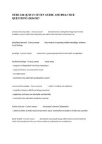 Nurs 328 Quiz &num;1 Study Guide And Practice Questions 2026&sol;2027