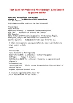 Test Bank for Prescott&rsquo;s Microbiology&comma; 12th Edition by Joanne M&period; Willey&comma; Kathleen M&period; Sandman&comma; and Dorothy H&period; Wood &vert; ISBN 9781264088393 &vert; Complete