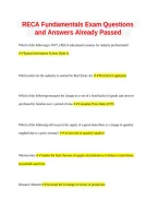 RECA Fundamentals Exam &vert; Practice Questions & Answers &vert; Alberta Real Estate Licensing Study Guide