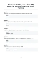 Intro To Criminal Justice &lpar;Ch&period;4&rpar; &lpar;Mc&rpar;&NewLine;Updated Actual Questions With Correct&NewLine;Answers