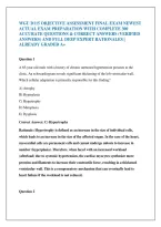 Wgu D115 Objective Assessment Final Exam Newest Actual Exam Preparation With Complete 300 Accurate Questions & Correct Answers &lpar;Verified Answers&rpar; And Full Deep Expert Rationales &vert; Already Graded A&plus; &vert; Latest &lpar;2026&sol;2027&rpar; Updated Version &lbrace;Just Released&rcub;