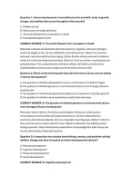 Academic Year 2026&ndash;2027 HDFS 210 Exam 1 Prep&colon; 190&plus; Exam Questions and Verified Answers &ndash; Latest Version Study Guide with Practice Exam&comma; Test Bank&comma; Detailed Rationales&comma; Human Development&comma; Family Systems&comma; and Lifespan Foundations Review