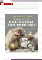 Essentials of Biological Anthropology 5th Edition Test Bank by Clark Spencer Larsen &vert; Human Evolution&comma; Genetics&comma; Primatology & Fossil Record &vert; Exam Questions & Verified Answers