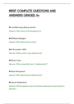Irrsp Complete Questions And&NewLine;Answers Graded A&plus;